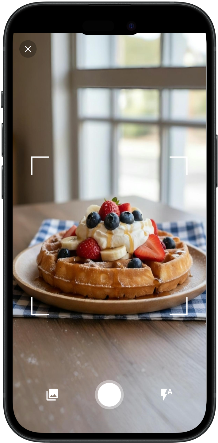 A simple, visual grid of your meals
